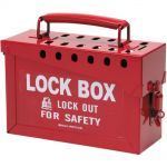 Red Brady Group Lockout Box